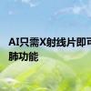 AI只需X射线片即可判断肺功能