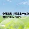 中际旭创：预计上半年净利同比增长250%-307%