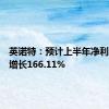 英诺特：预计上半年净利润同比增长166.11%