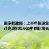 国家邮政局：上半年快递业务量累计完成801.6亿件 同比增长23.1%