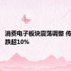 消费电子板块震荡调整 传音控股跌超10%