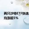 两只沙特ETF快速走高 均涨超5%