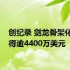 创纪录 剑龙骨架化石拍得逾4400万美元