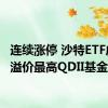 连续涨停 沙特ETF成A股溢价最高QDII基金