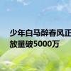 少年白马醉春风正片播放量破5000万