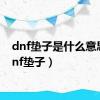 dnf垫子是什么意思（dnf垫子）