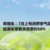 乘用车：7月上旬消费景气度一般新能源车零售渗透率约50%