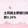 土耳其主要银行指数下跌3.26%