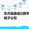 东方嘉盛成立数字供应链子公司