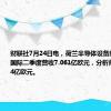 财联社7月24日电，荷兰半导体设备制造商ASM国际二季度营收7.061亿欧元，分析师预期6.884亿欧元。