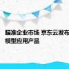 瞄准企业市场 京东云发布多款大模型应用产品