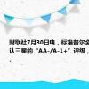 财联社7月30日电，标准普尔全球评级确认三星的“AA-/A-1+”评级，展望稳定。