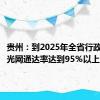 贵州：到2025年全省行政村千兆光网通达率达到95％以上