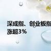 深成指、创业板指双双涨超3%