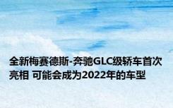 全新梅赛德斯-奔驰GLC级轿车首次亮相 可能会成为2022年的车型