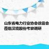 山东省电力行业协会徐震会长一行莅临汉缆股份考察调研