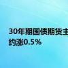 30年期国债期货主力合约涨0.5%