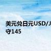 美元兑日元USD/JPY失守145