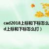 cad2018上标和下标怎么打（cad上标和下标怎么打）