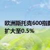 欧洲斯托克600指数跌幅扩大至0.5%