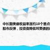 中长期美债收益率涨约10个基点，美国股市反弹，投资者降低对美债的避险需求