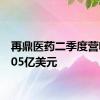 再鼎医药二季度营收1.005亿美元