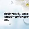 财联社8月8日电，巴克莱将欧洲科技类股票评级从与大盘持平上调至超配。