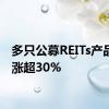 多只公募REITs产品年内涨超30%