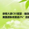 摩根大通CEO戴蒙：略微质疑“美国通胀将重返2%”的前景