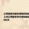 公司回购与股东增持同向发力 深市上市公司股东年内增持金额突破140亿元