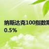 纳斯达克100指数期货涨0.5%