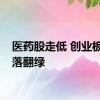 医药股走低 创业板指回落翻绿