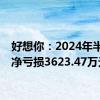 好想你：2024年半年度净亏损3623.47万元