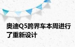 奥迪Q5跨界车本周进行了重新设计