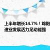 上半年增长14.7%！绵阳医药制造业发展活力足动能强