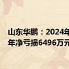 山东华鹏：2024年上半年净亏损6496万元