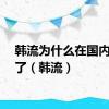 韩流为什么在国内不火了（韩流）