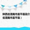 陕西省渭南市富平县简介（陕西省渭南市富平县）