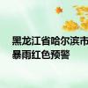 黑龙江省哈尔滨市发布暴雨红色预警