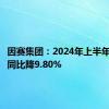 因赛集团：2024年上半年净利润同比降9.80%