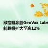 猴痘概念股GeoVax Labs美股盘前跌幅扩大至逾12%