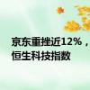 京东重挫近12%，领跌恒生科技指数