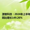 激智科技：2024年上半年净利润同比增长149.26%