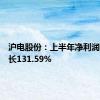 沪电股份：上半年净利润同比增长131.59%