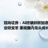 招商证券：AI终端创新加速光学产业链变革 重视国内龙头成长拐点