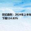 世纪鼎利：2024年上半年净利润下降114.83%