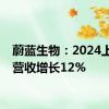 蔚蓝生物：2024上半年营收增长12%