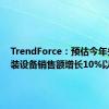 TrendForce：预估今年先进封装设备销售额增长10%以上