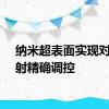 纳米超表面实现对热辐射精确调控