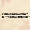 广发基金刘格菘建仓法拉电子、菲利华 称“下半年资本市场预计会好于上半年”